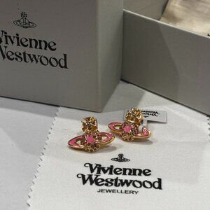 Vivienne Westwood pink earrings